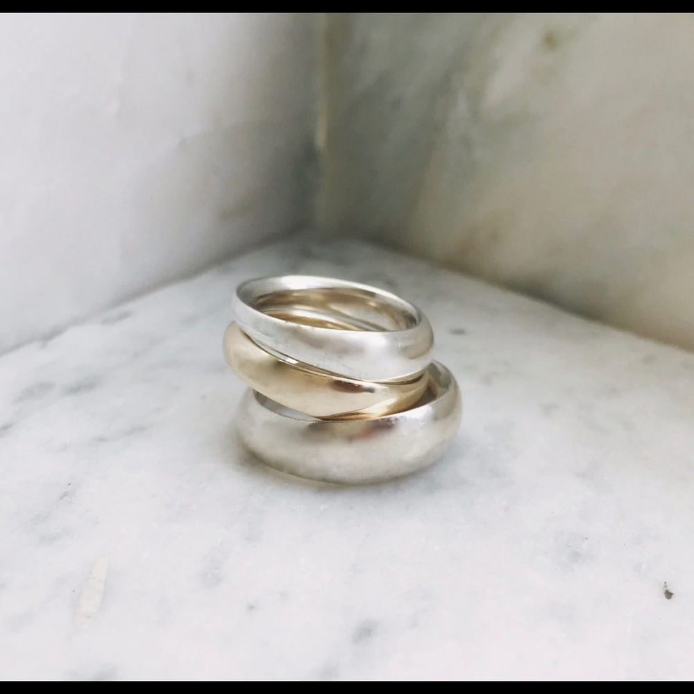 Odell ring #1 size 5.5. Silver. New.